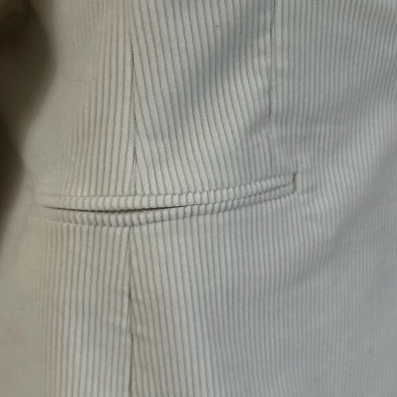 NWT Theory Luxury Old Money Power Jacket Blazer Dover White Modern Corduroy - Picture 14 of 16